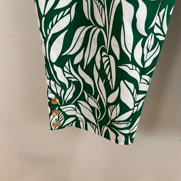 Soft Surroundings SoftEssential Superla Slim Leg Crop Pants Floral Women Size 1X - Picture 7 of 9